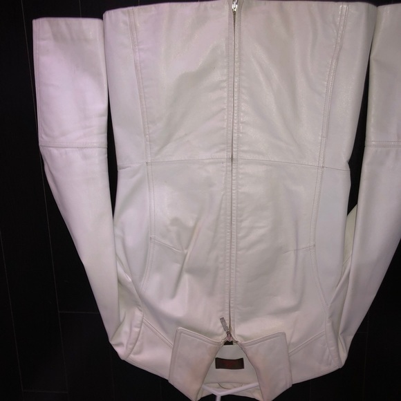 White leather jacket - Picture 4 of 5